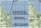 Bundaberg Cyclones 1893 - tracks